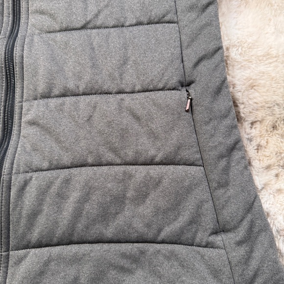 CALIA Gray Women's Hooded Puffer Vest - Size Small - Picture 6 of 15